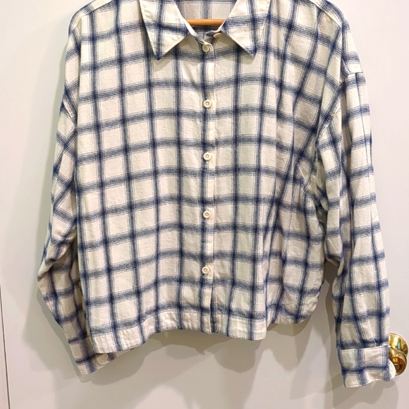 MADEWELL Flannel Crop (W 1X) - Picture 7 of 9